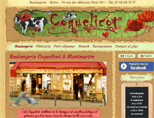 Tablet Screenshot of coquelicot-montmartre.com